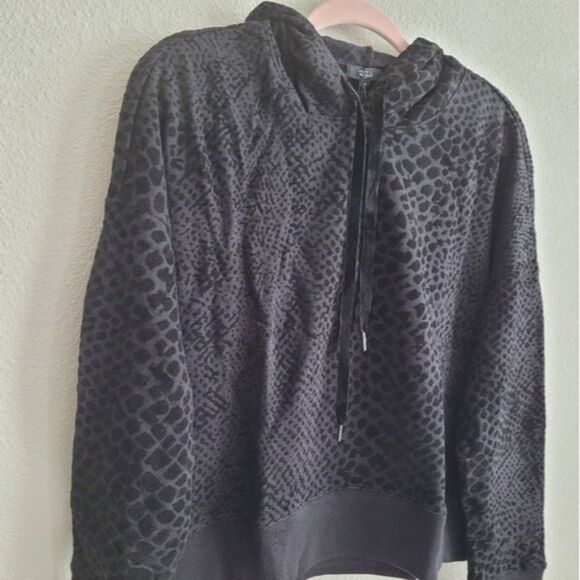 Rails Nico Hoodie In Black Flocked Cobra Size Small - Picture 5 of 7